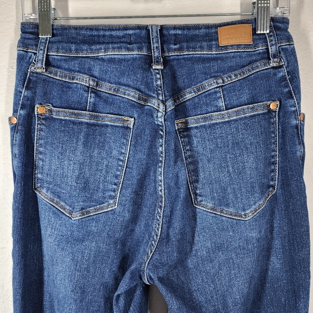 JUDY BLUE STRAIGHT LEG ANKLE JEANS - Picture 5 of 10